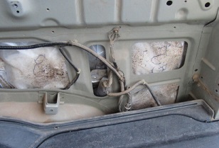 Nearly 71 pounds of meth was seized from a smuggling vehicle