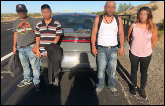 Agents made the arrest on Monday night, east of Yuma