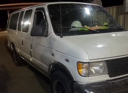 Agents in Wellton referred a van for further inspection and found 12 illegal aliens