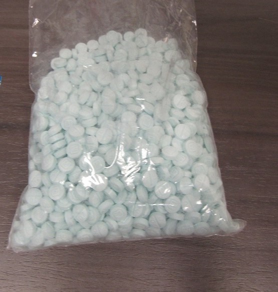 Officers discovered drugs hidden within the smuggler's groin when they searched him