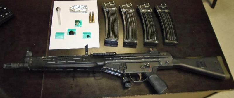 CBP officers arrested a Phoenix area woman after discovering a tactical weapon inside a smuggling vehicle, before the driver was able to cross into Mexico. Further inspection determined the vehicle was actually stolen out of Avondale, Ariz. 