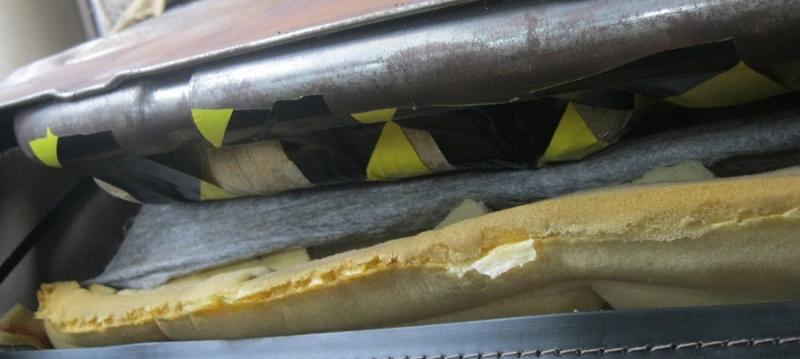 CBP officers at the Mariposa crossing were led to the back of the seats within a smuggling vehicle by a narcotics detection canine, where they located nearly 16 pounds of meth and cocaine