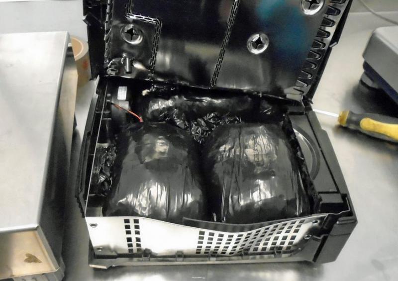 Officers at the Morley Pedestrian crossing discovered more than 3 pounds of meth when they opened up an Xbox gaming system