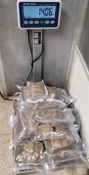 Agents in Wellton, seized $77K worth of meth from a vehicle at the I-8 immigration checkpoint