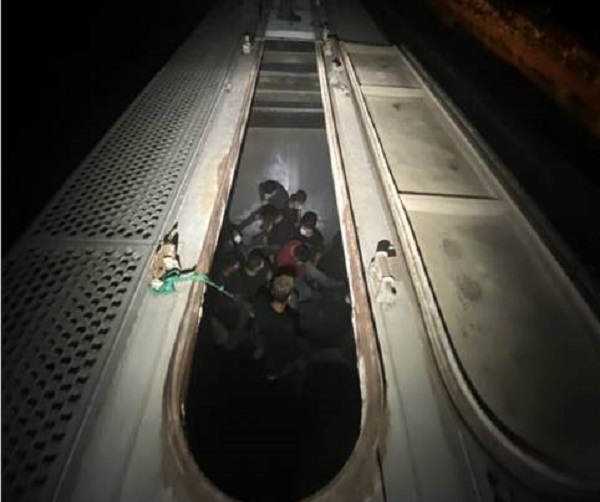 Border Patrol Rescues Twenty-seven Individuals Trapped in Train Cars