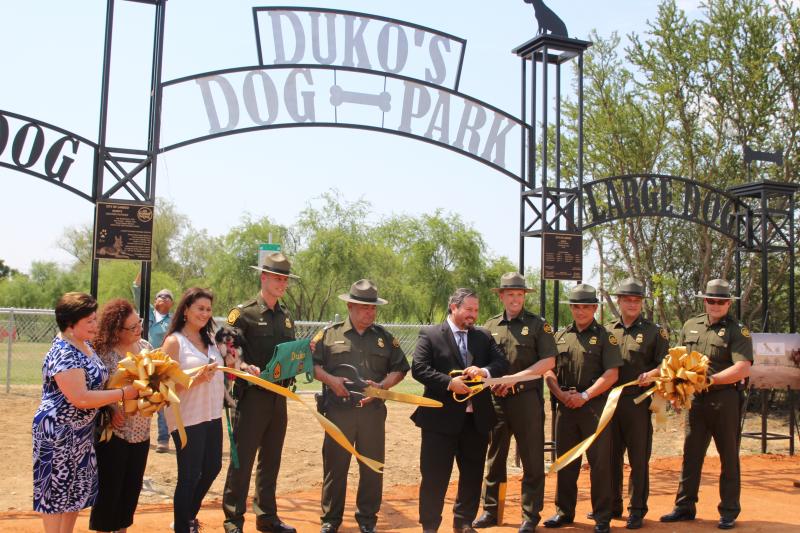 Laredo Sector Border Patrol Participates In Unveiling Ceremony For Duko