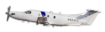 The PC-12 is a single-engine, turbo-prop, fixed-wing  aircraft which combines slow-speed and high-speed capability, with a large payload capacity. These   characteristics enable this aircraft to deploy rapidly and operate safely in remote areas.