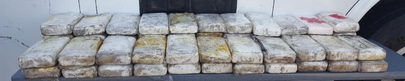 Packages containing $1.1 million in cocaine seized by CBP officers at Laredo Port of Entry