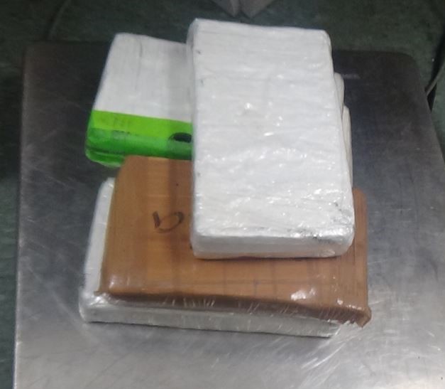 Packages containing 11.37 pounds of cocaine seized by CBP officers at Brownsville Port of Entry
