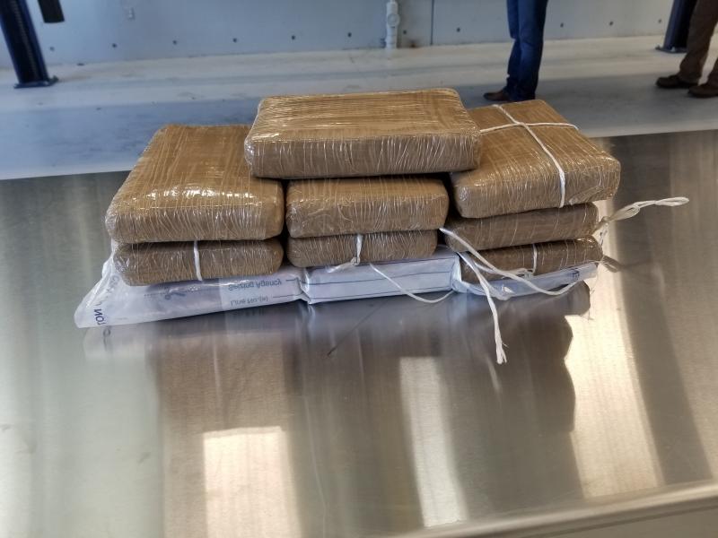 Packages containing 26 pounds of fentanyl seized by CBP officers at Laredo Port of Entry