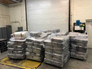 Packages containing 5,280 pounds of marijuana seized by CBP officers at World Trade Bridge