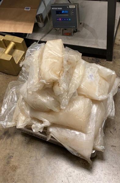 Packages containing 81 pounds of methamphetamine seized by CBP officers at Eagle Pass Port of Entry
