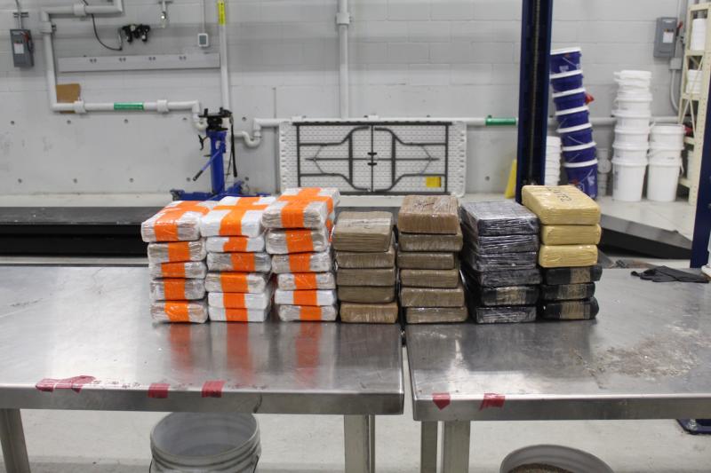 Packages containing nearly 88 pounds of cocaine, 12 pounds of fentanyl seized by CBP officers at Juarez-Lincoln Bridge.