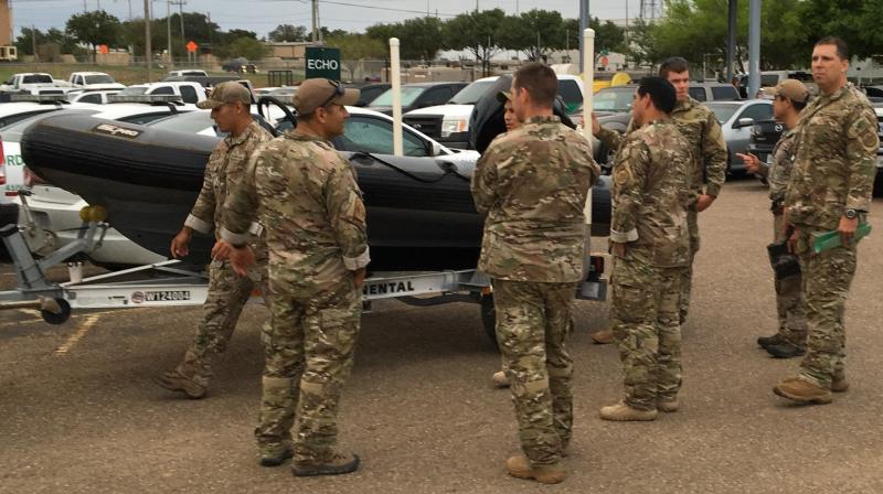 BORSTAR agents from LaredoS ector prepare to deploy to North Carolina to aid in swift water rescue, urban search and rescue missions anticipated in the aftermath of Hurricane Florence