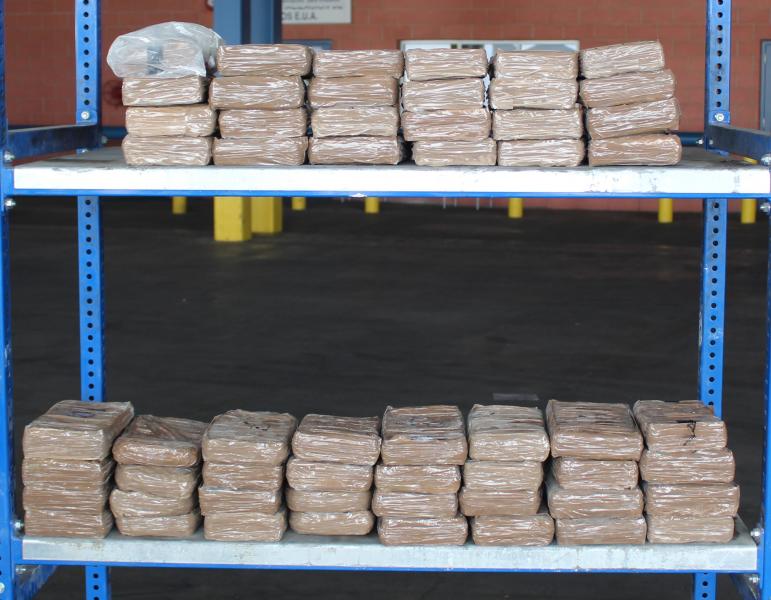 Packages containing varying amounts of cocaine, heroin and fentanyl with an aggregate value of $2 million seized by CBP officers at World Trade Bridge