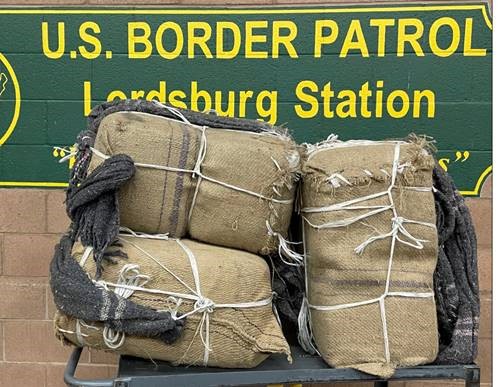 Bundles seized in New Mexico.