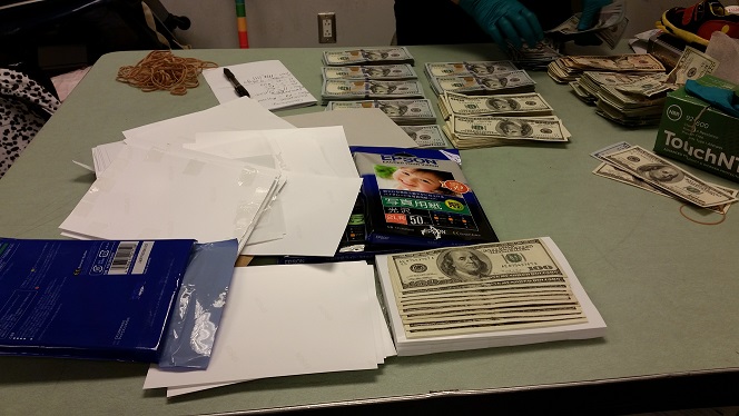 currency seized in Houston