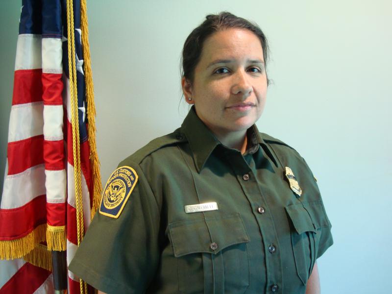 Massena Station Tribal Liaison Border Patrol Agent Carrie Caldwell