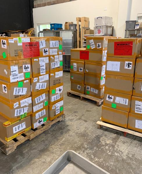 Customs and Border Protection officers in Allentown, Pa., seized 86,000 flavored Alphaa Onee Plus e-cigarettes October 14, 2020 that arrived from China for violating FDA import restrictions.