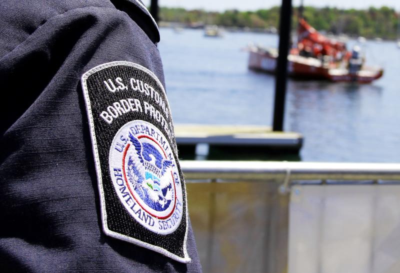 CBP officer and pleasure boat