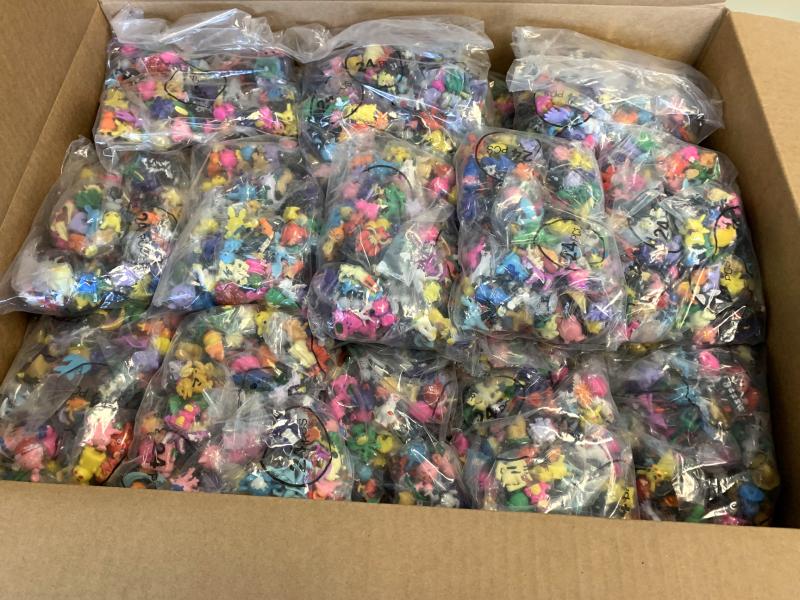 For the second time in one month, U.S. Customs and Border Protection officers in Harrisburg, Pa., seized a large shipment of counterfeit Pokemon action figures June 10, 2020.