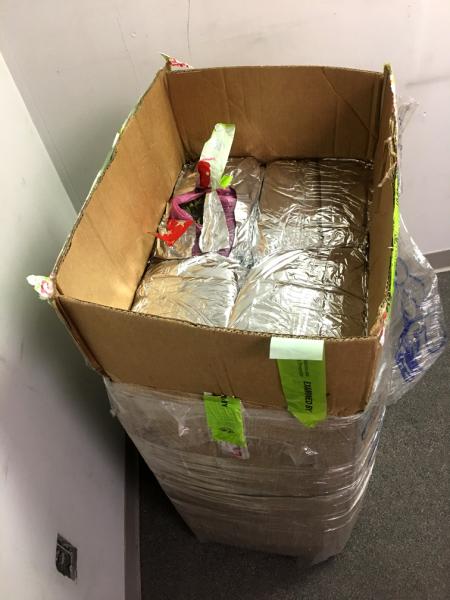 This shipment contained about 78 pounds of Khat