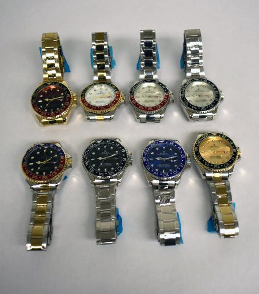 CBP officers in Philadelphia seized eight counterfeit Rolex watches March 24, that if authentic, would have an MSRP of more than $100,000.