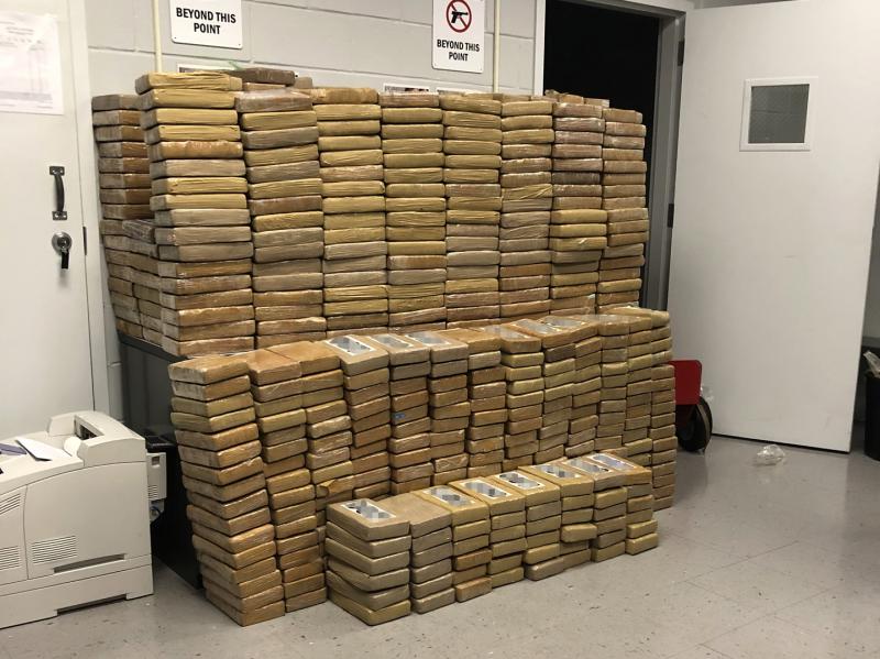 U.S. Customs and Border Protection (CBP) officers at the Port of Savannah, Ga., seized a port-record 2,133 pounds of cocaine October 29, 2019 in a container of scrap aluminum and copper being shipped from South America to Europe.