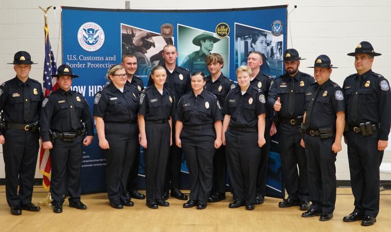 CBP Explorer Post 0708 graduation.