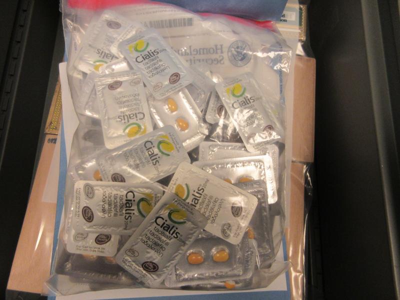 Counterfeit Cialis pills seized at the Port of Champlain, N.Y.