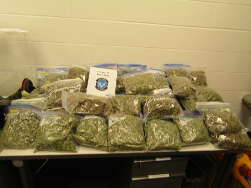 Marijuana seized at Massena, N.Y. Port of Entry