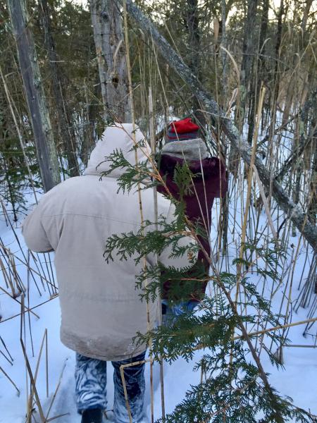 Illegal Aliens rescued by U.S. Border Patrol agents patrolling the international border in northern New York.