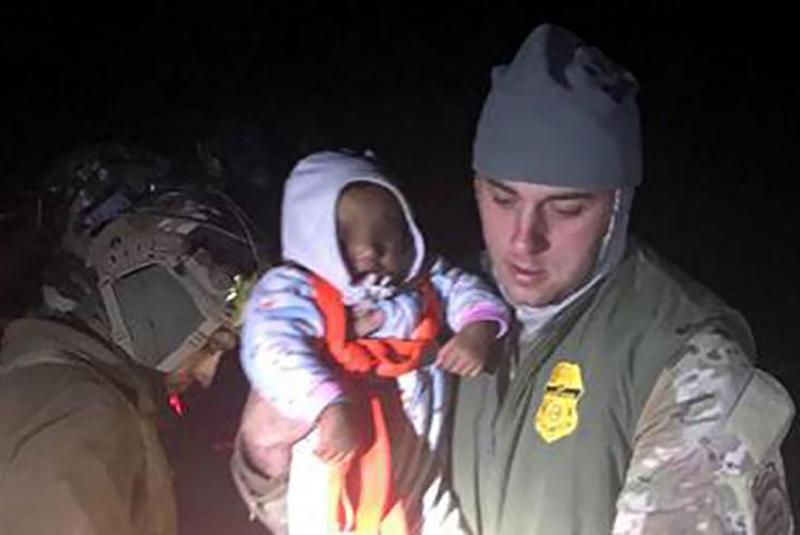 Unaccompanied child rescued by Border Patrol agent
