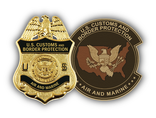 CBP Air and Marine badge and patch