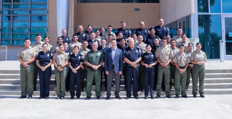 CBP Commissioner McAleenan with local Explorers